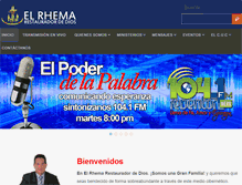 Tablet Screenshot of elrhema.org